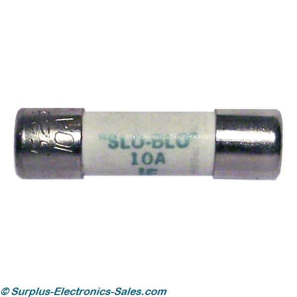 10A 250V Slow-Blow Fuse 5AB Size - Click Image to Close